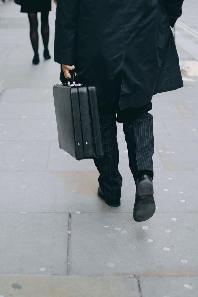 Man with briefcase uses the ford method